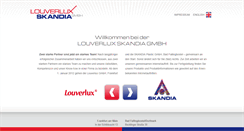 Desktop Screenshot of louverlux-skandia.com